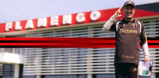 Léo Jardim, técnico do Flamengo no Ninho do Urubu