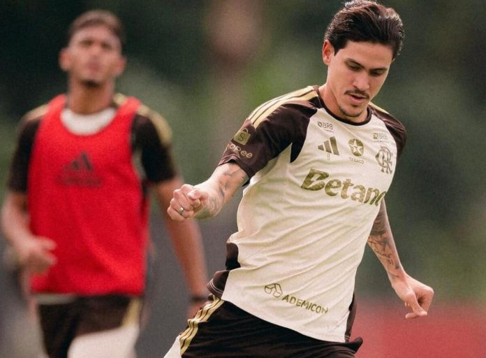 Treino do Flamengo em Ninho do Urubu