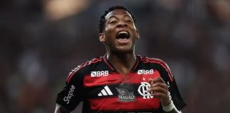 Plata, jogador do Flamengo