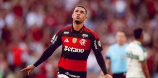 Samuel Lino, jogador do Flamengo