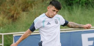 Meia argentino Thiago Almada do Atlético de Madrid