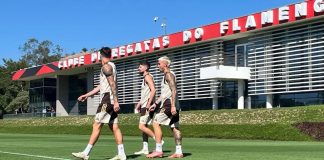 Treino no Ninho do Urubu. Foto: Instagram / Flamengo