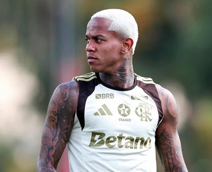 Wallace Yan, jogador do Flamengo