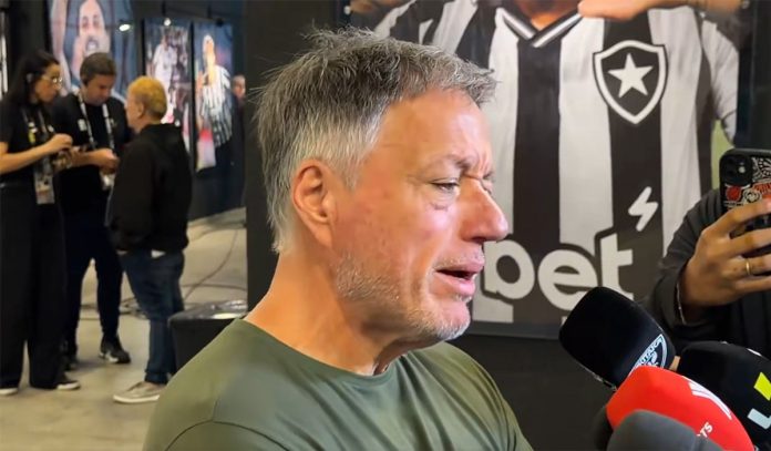 Anderson Barros em entrevista após empate sem gol entre Palmeiras e Botafogo