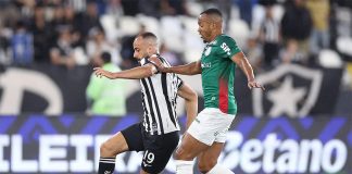 Botafogo e Palmeiras ficaram no empate sem gol no Engenhão