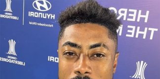 Bruno Henrique em entrevista após vitória do Flamengo sobre o Del Valle em Quito