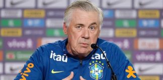 Carlo Ancelotti, técnico da Seleção Brasileira