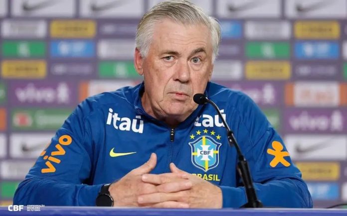 Carlo Ancelotti, técnico da Seleção Brasileira