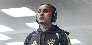 Everton Cebolinha em viagem pelo Flamengo