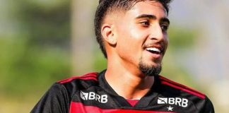 Meia-atacante Guilherme Gomes, destaque da categoria sub-20 do Flamengo