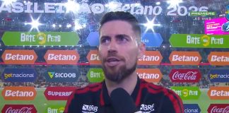 Jorginho em entrevista após vitória do Flamengo sobre o Mirassol no Maracanã