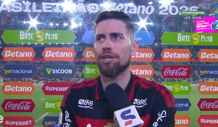 Jorginho em entrevista após vitória do Flamengo sobre o Mirassol no Maracanã