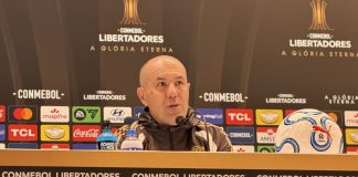 Leonardo Jardim em entrevista após classificação do Flamengo na Libertadores - Foto: Raisa Simplício