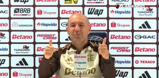 Leonardo Jardim em entrevista após vitória do Flamengo sobre o Mirassol no Maracanã