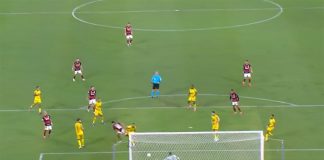 Lucas Paquetá marcou o 2º gol do Flamengo na vitória sobre o Mirassol no Maracanã