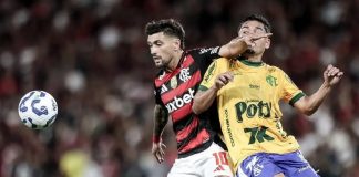 Flamengo venceu o Mirassol por 2 a 1, há um ano atrás no Maracanã