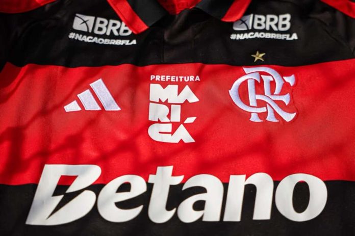 Betano é a patrocinadora máster do Flamengo.