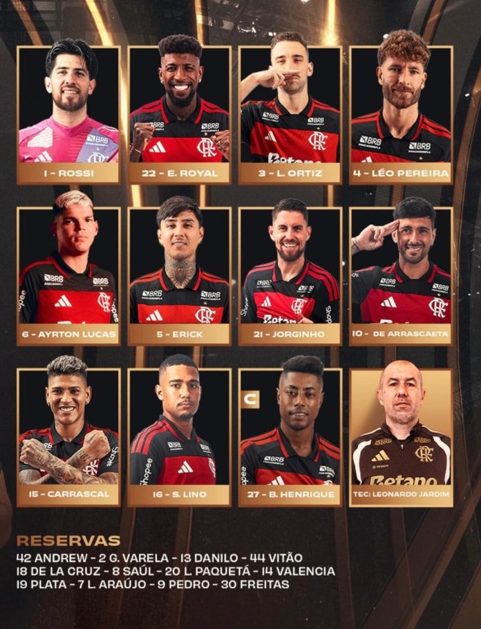 Escalação do Flamengo contra o Independiente del Valle, para o jogo de hoje (10), pela Libertadores