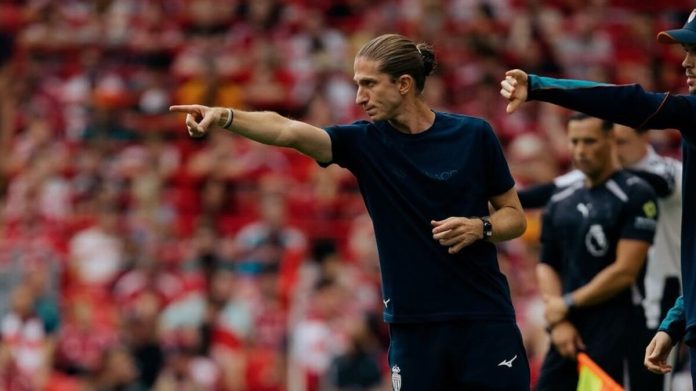 Filipe Luis, ex-técnico do Flamengo, atual técnico do Monaco