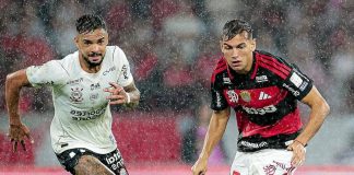 Joaquín Freitas entra, dá assistência e ganha elogios de Leonardo Jardim no Flamengo, em duelo contra o Corinthians no Maracanã