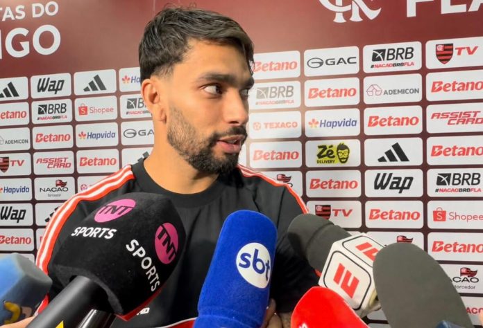 Paquetá em entrevista após o jogo contra o Mirassol no Maracanã, pelo Brasileirão