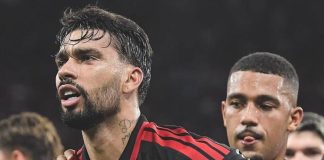 Paquetá e Samuel Lino, jogadores do Flamengo