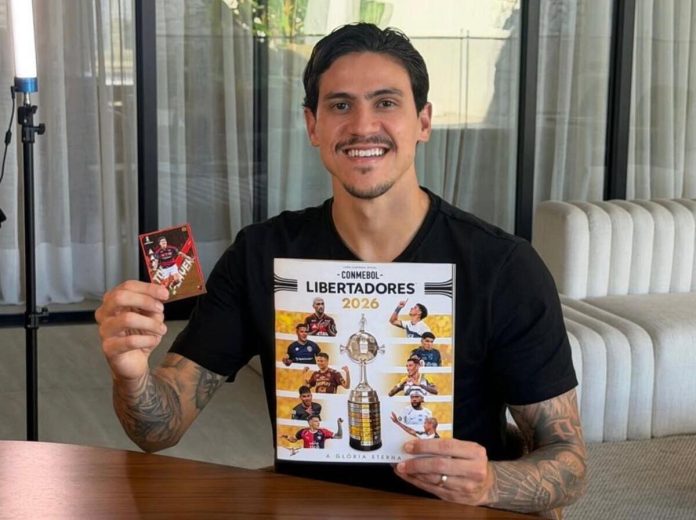 Panini fecha parceria com Pedro para campanha do álbum da Libertadores