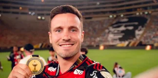 Saul, jogador do Flamengo. Foto: Adriano Fontes / Flamengo