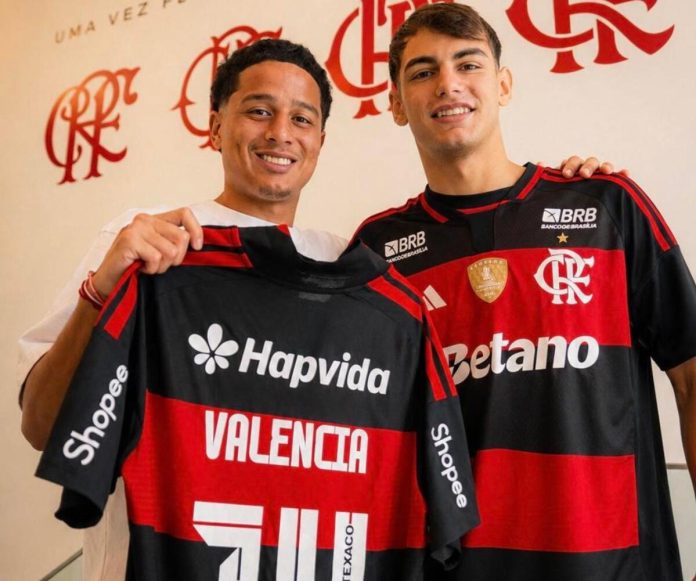 Valencia e Freitas, novos reforços do Flamengo
