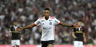 Bruno Henrique marca contra o Vasco em 2024