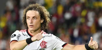 David Luiz em campo pelo Flamengo em 2022