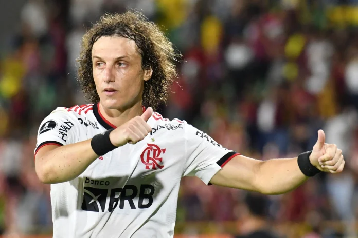 David Luiz em campo pelo Flamengo em 2022