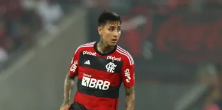 Pulgar em campo pelo Flamengo