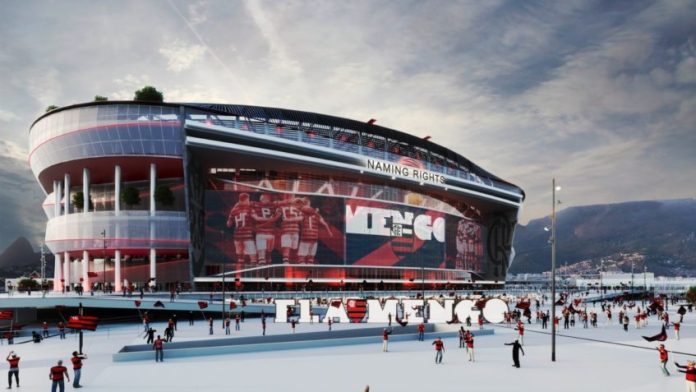 Projeto do novo Estádio do Flamengo