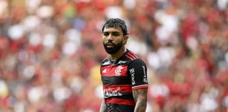 Gabigol em campo pelo Flamengo
