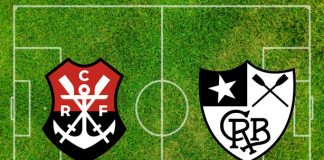 Primeira partida de futebol entre Flamengo x Botafogo realizada por remadores dos clubes, no dia 27 de outubro de 1903