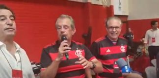 BAP discursa pela primeira vez como presidente do Flamengo