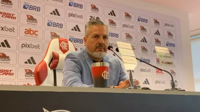 Jose-Boto-entrevista-apresentacao-Flamengo-301224 José Boto em apresentação no Flamengo