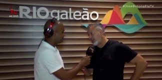 José Boto concede entrevista no desembarque no Rio de Janeiro