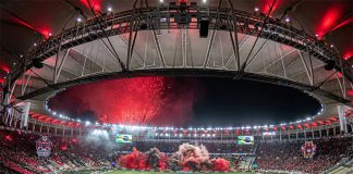 Nação Rubro-Negra lotando o Maracanã em 2024