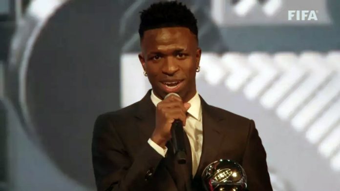 Vini Jr. é eleito o melhor jogador do mundo 2024