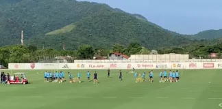 Treino do Flamengo no Ninho do Urubu