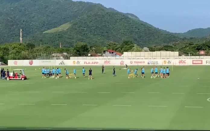 Treino do Flamengo no Ninho do Urubu