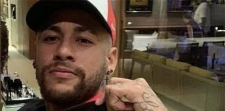Neymar com a camisa do Flamengo