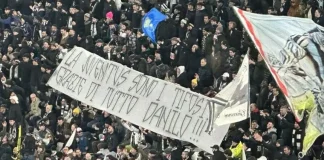 Torcida da Juventus protesta contra saída Danilo