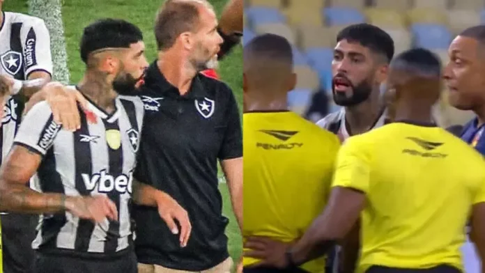 Alexander-Barboza-zagueiro-Botafogo Barboza zagueiro alvinegro começou briga em clássico
