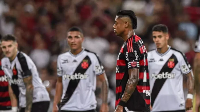 Bruno-Henrique-Flamengo-2-0-Vasco-150225 Bruno Henrique se prepara para marcar pelo Flamengo contra o Vasco 2025
