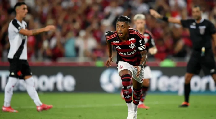 Bruno-Henrique-Gol-Flamengo-2-0-Vasco-150225 Bruno Henrique marca pelo Flamengo contra o Vasco 2025