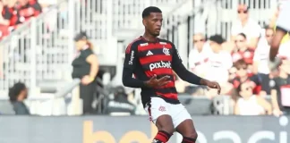 Cleiton em campo pelo Flamengo nos EUA 2025