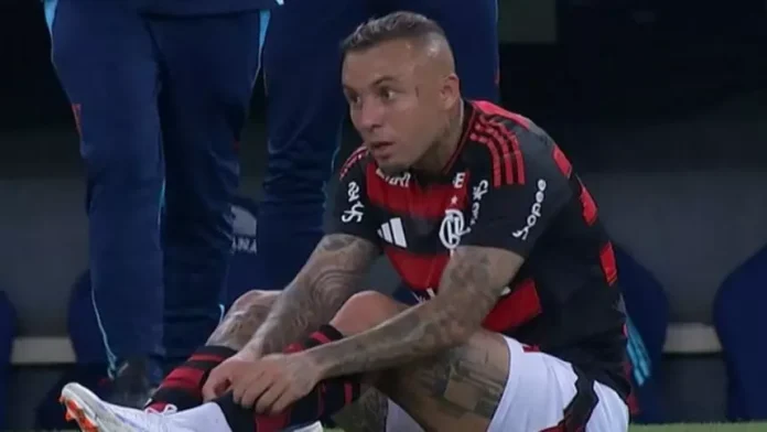 Everton-Cebolinha-Lesao-Flamengo-5-0-Marica-220225 Everton Cebolinha sofre lesão em jogo contra o Maricá
